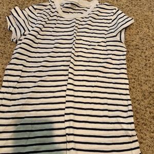 Madewell striped scoop neck